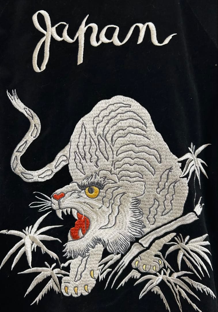 き*こ様 AVIREX スカジャン 白虎 別珍 スーベニア Ｌ