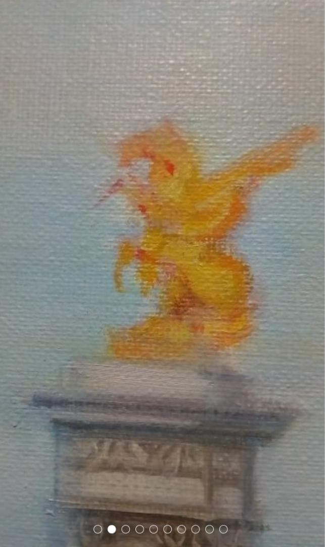 ラフルスキー パリのアレクサンドル3世橋6F油彩真作ebayで120万円