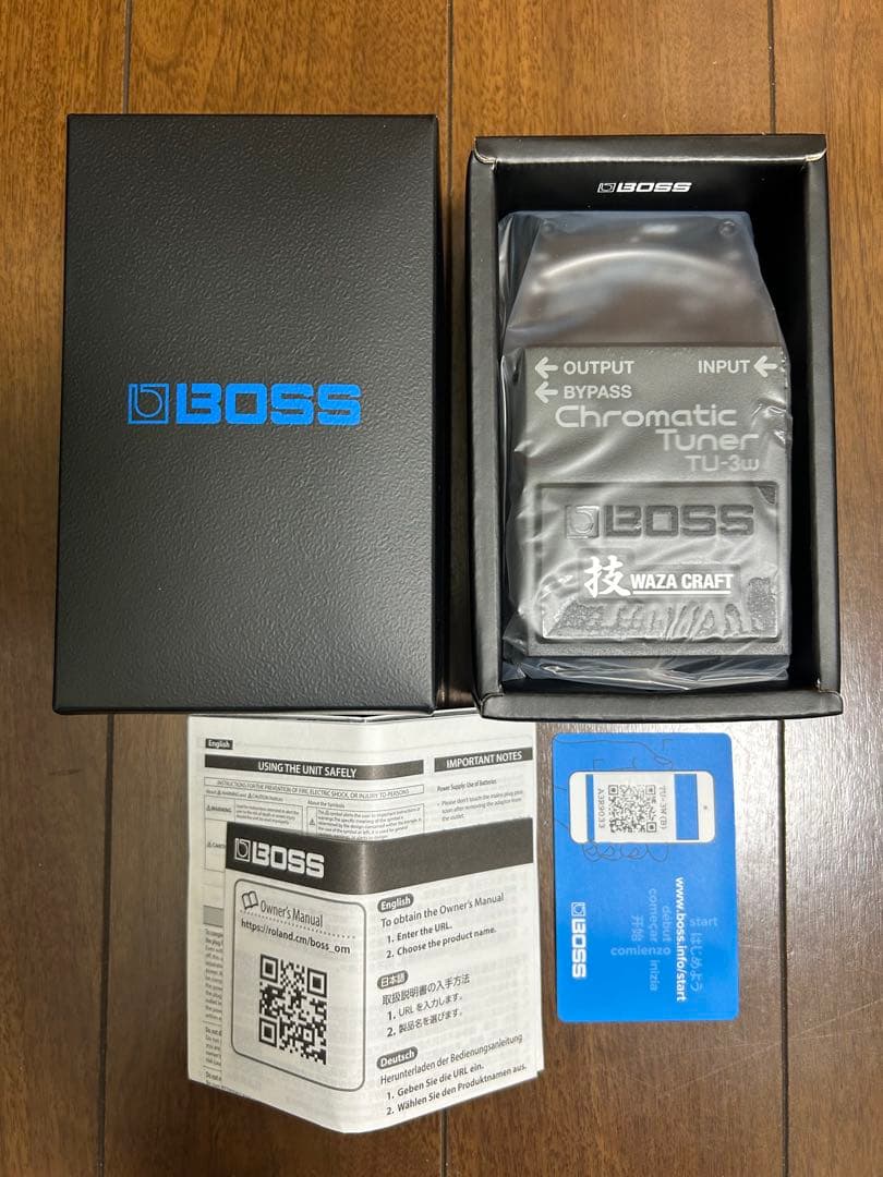 ギター boss tu-3w