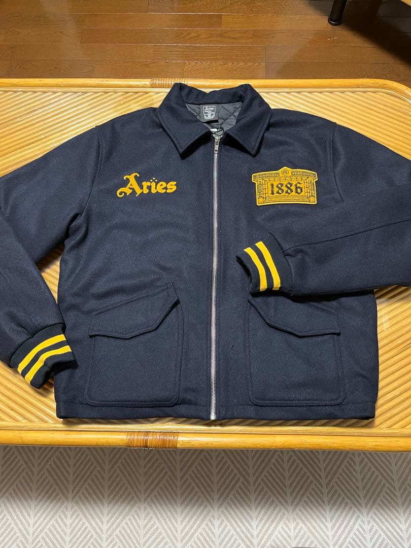 Arsenal×Aries Wool Bonber Jacket Mサイズ - メルカリ