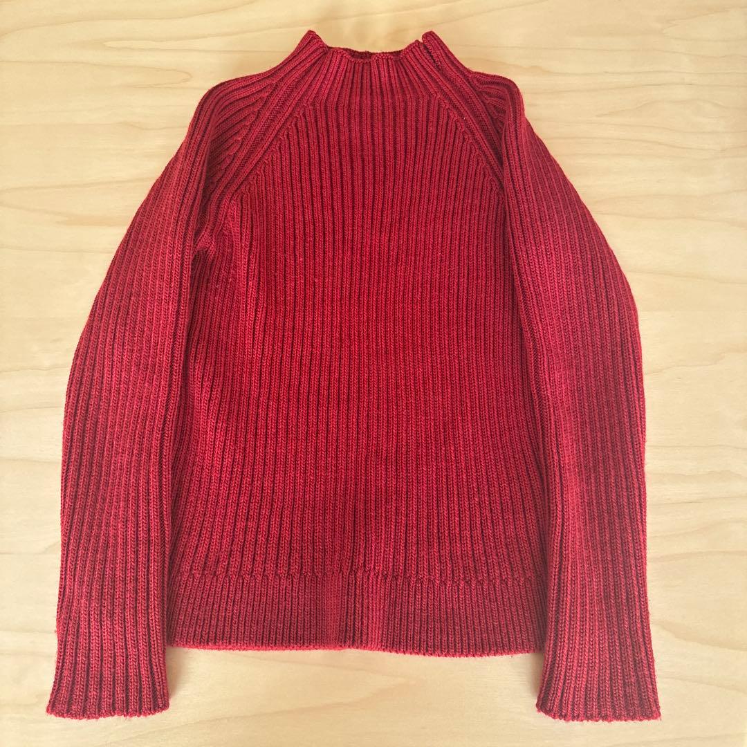 homspun ホームスパン ラムリブハイネックプルオーバー