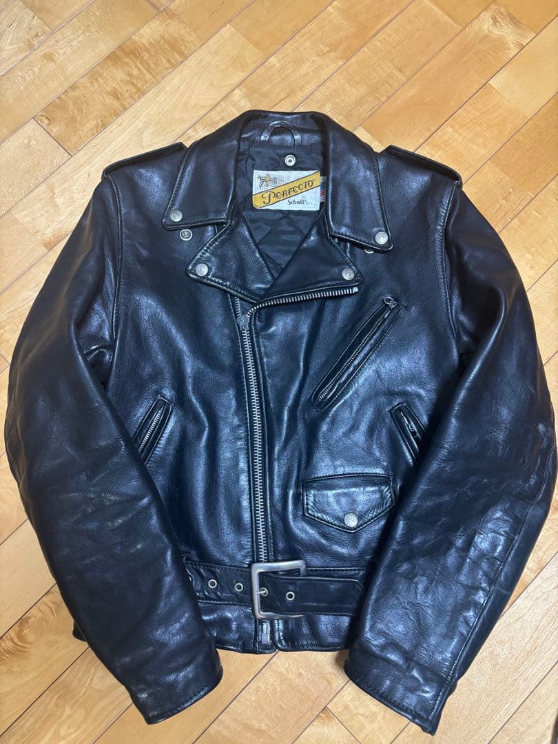 SCHOTT ダブルライダース 618 ブラック 36 - メルカリ