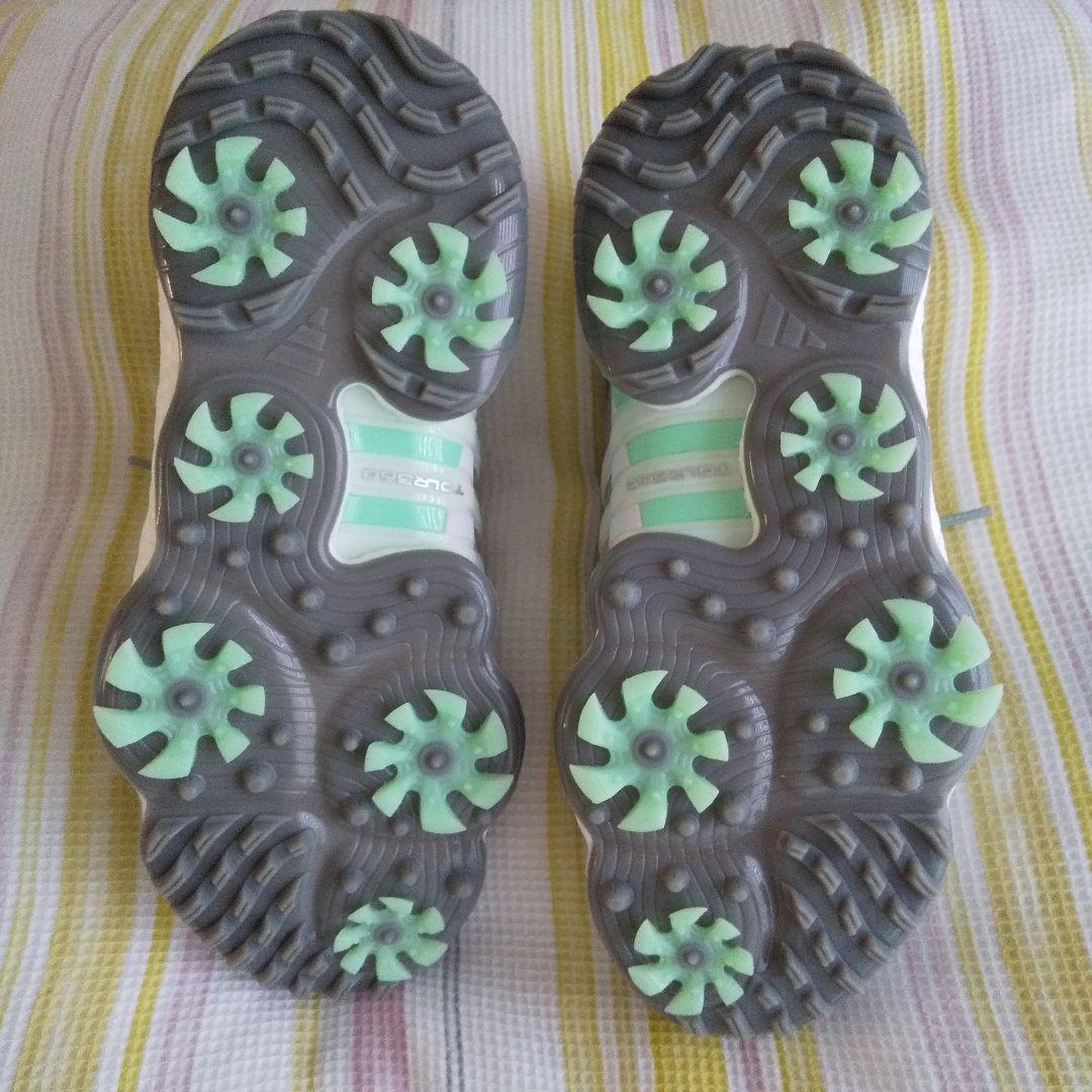 新品　アディダス　ゴルフシューズ　24.5ｃｍ　グレー