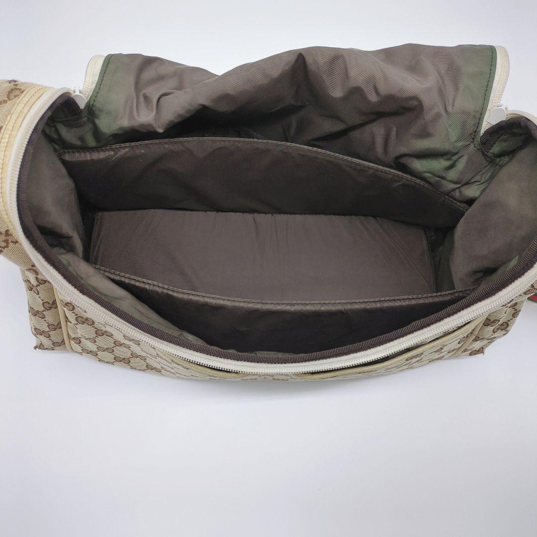 入手困難・保存袋付】グッチ☆マザーバッグ GGキャンバス シェリー