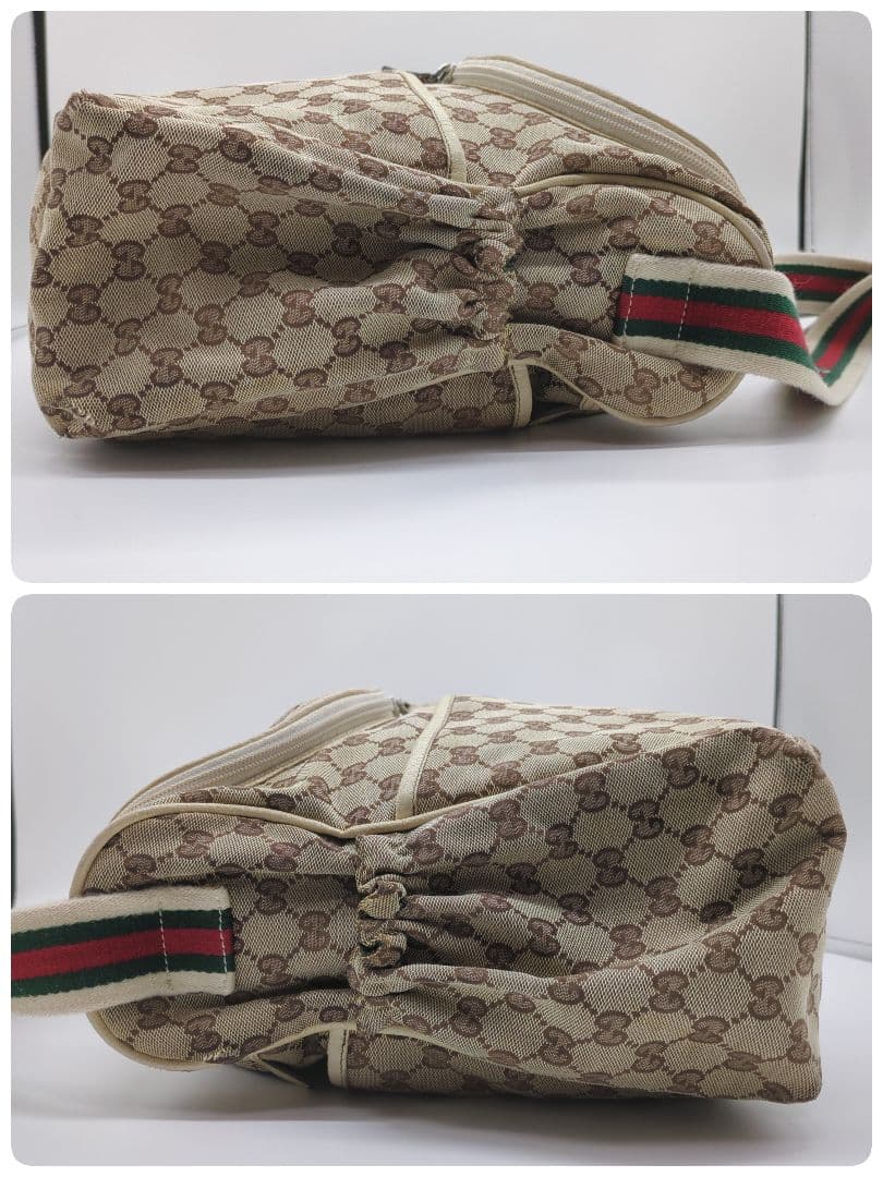 入手困難・保存袋付】グッチ☆マザーバッグ GGキャンバス シェリー