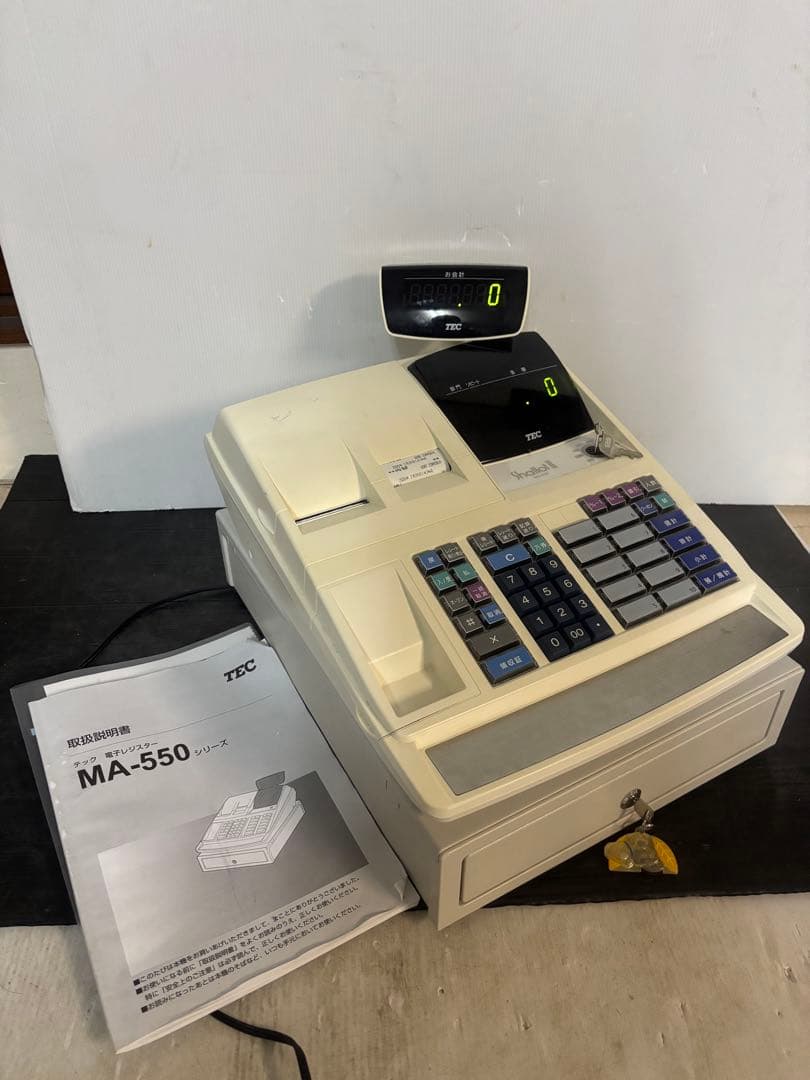 比較的キレイ‼️TECティク電子レジスターシャロット2 MA-550 【10部門