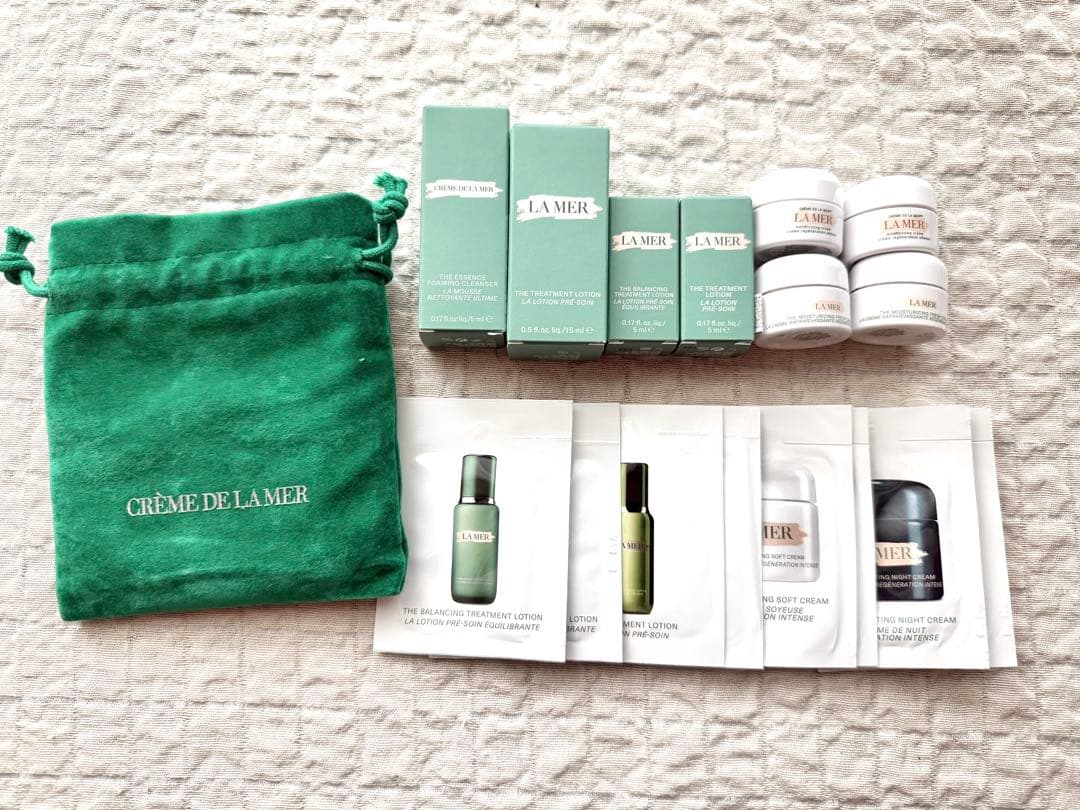 ＊ラメール＊ 巾着付き スキンケア サンプルセット