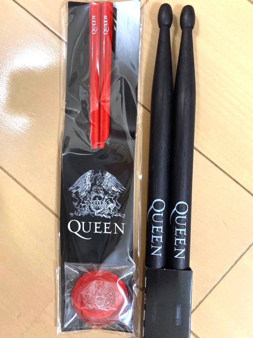 クイーン アダムランバート　ツアー限定　ロジャー　ドラムスティック　と箸セット