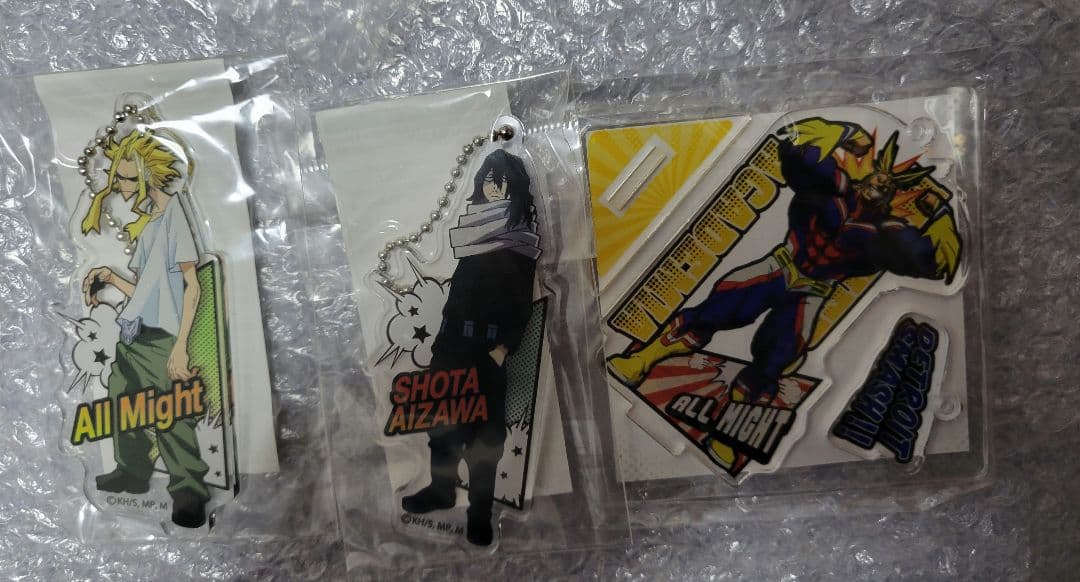 ヒロアカ　アクキー　相澤　オールマイト　トゥルー ねんどろいどぷらす 僕のヒーローアカデミア アクリルキーチェーン