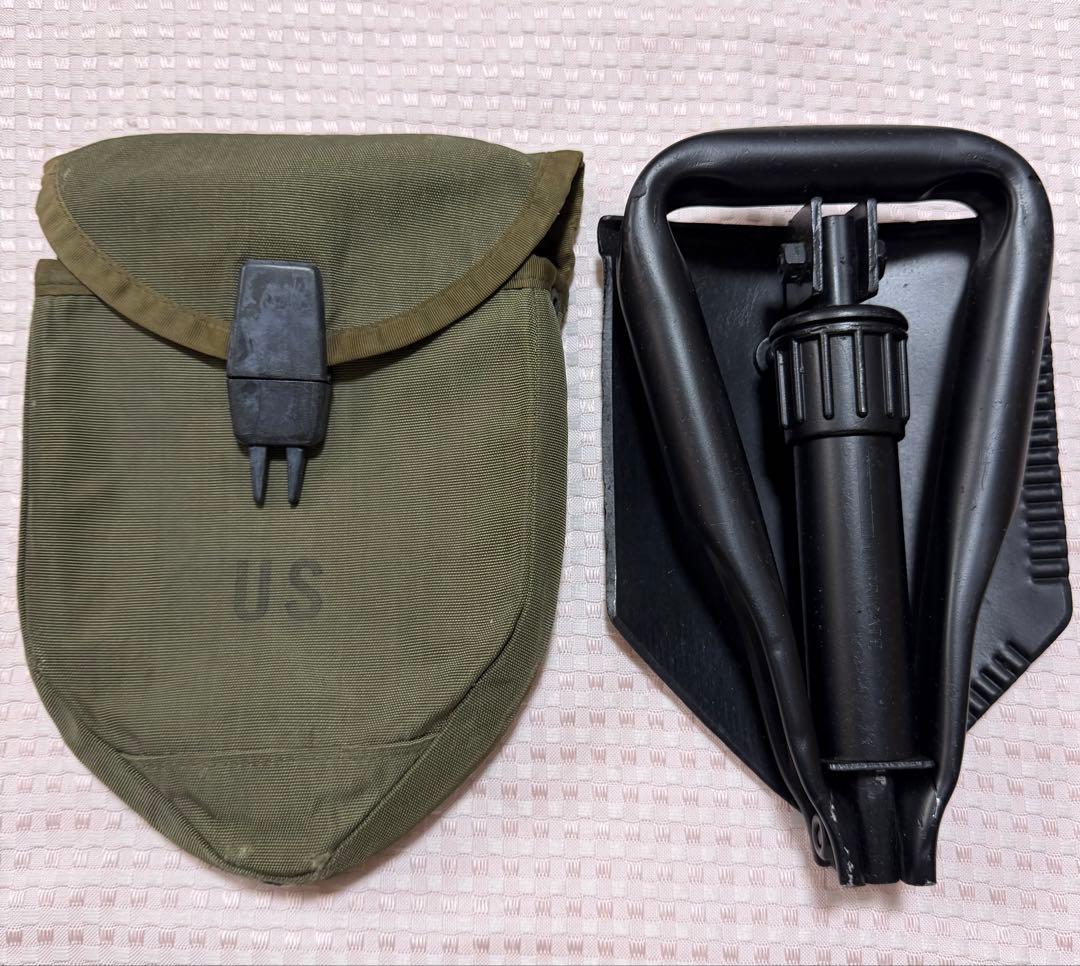 米軍 実物 E-TOOL M67ケース付き