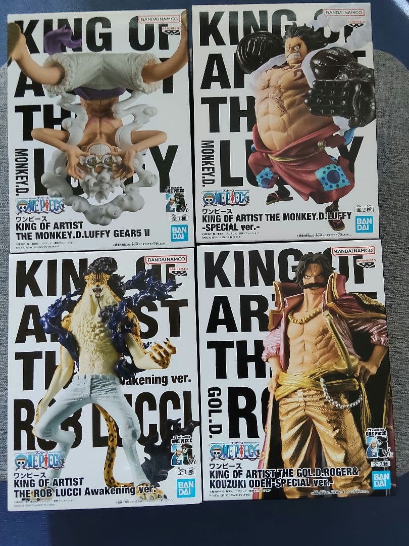 ワンピース KING OF ARTIST フィギュアセット - メルカリ