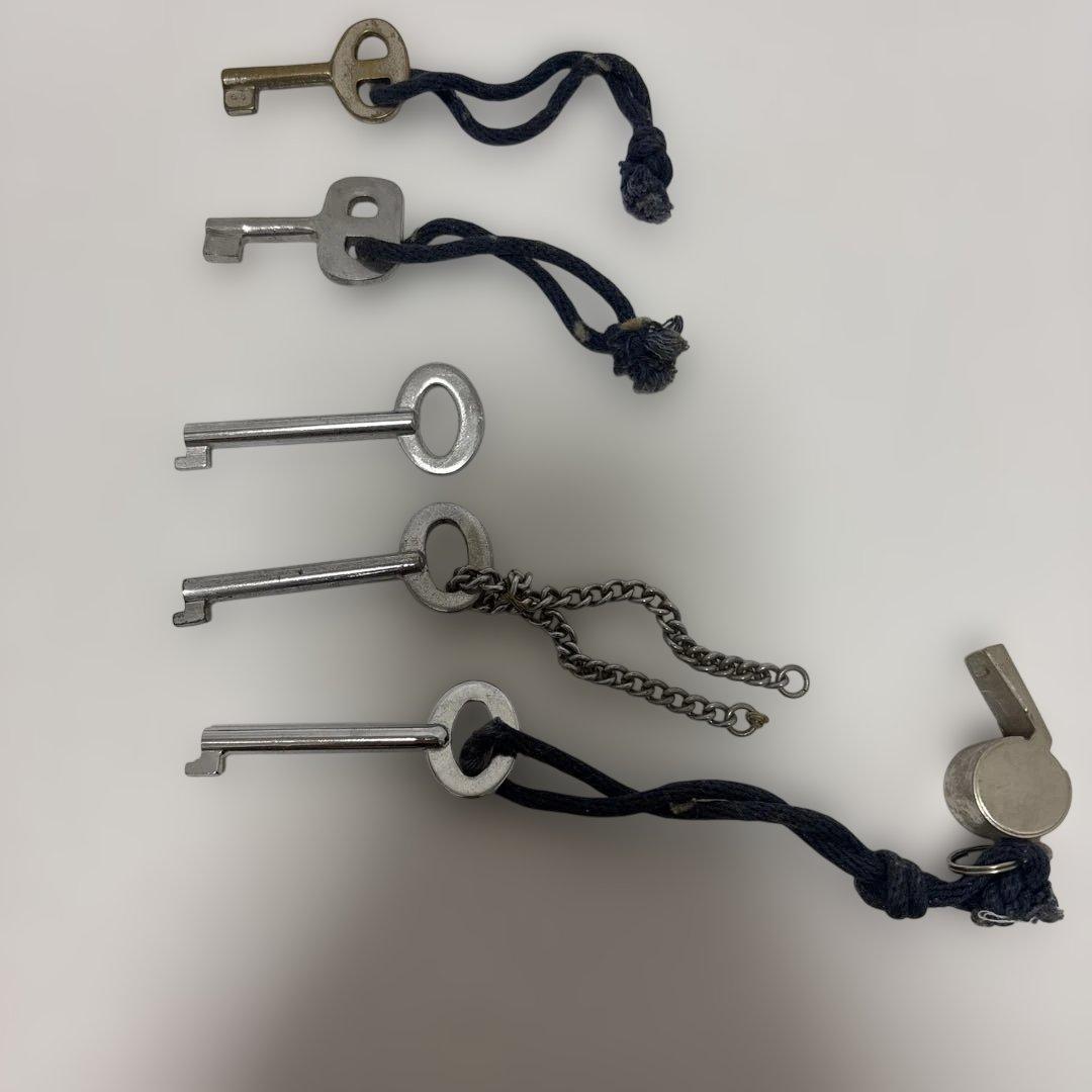 当時物】国鉄 マスコンキー ラッチキー 忍び錠 コレクション品