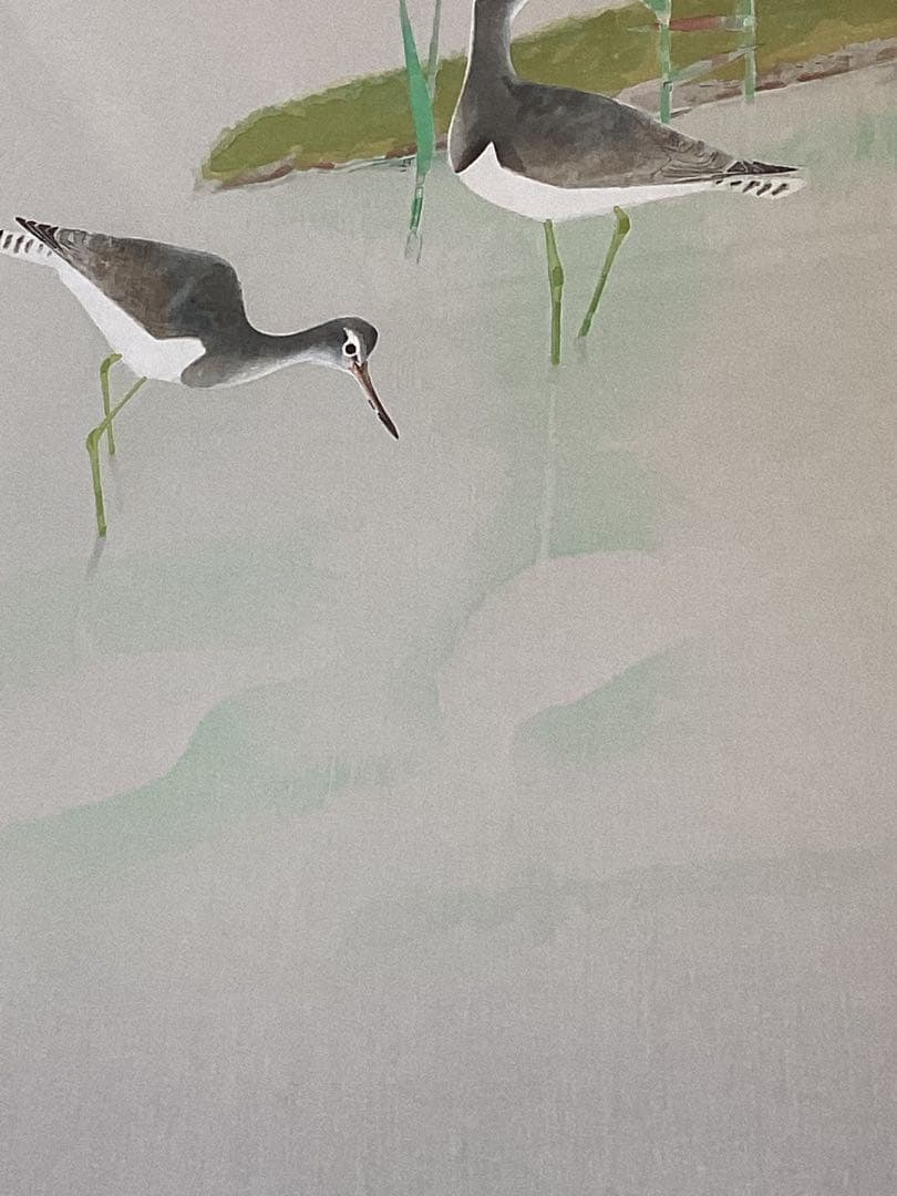 上村淳之 木版画 「春汀」 66/200 サイン入り 講談社カルチャー