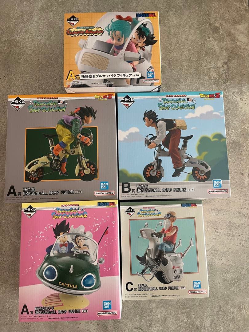 一番くじドラゴンボール snap collection 5点セット