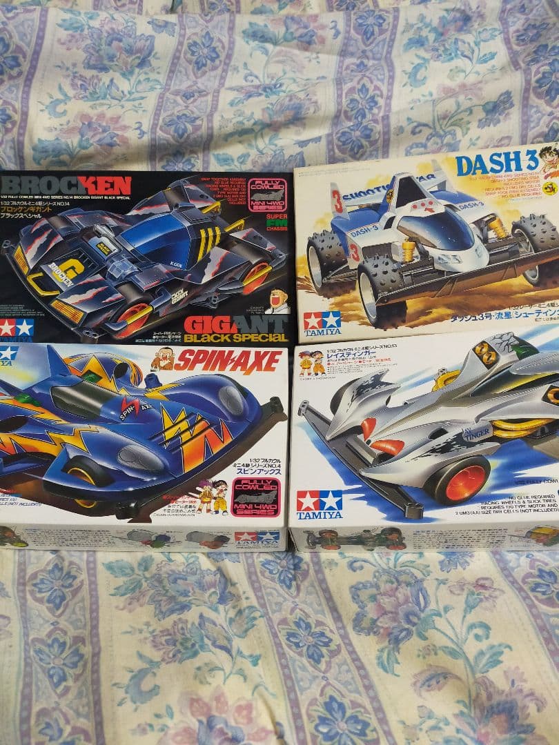 ミニ四駆　ダッシュ　四駆郎　レッツ＆ゴー　爆走兄弟　タミヤ　組み立て変更済み