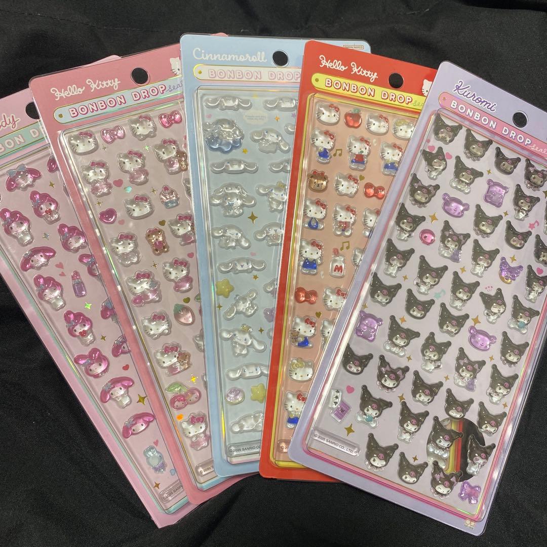 【正規品】第二弾　サンリオ　ボンボンドロップシール
