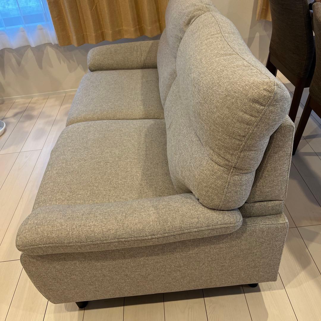 ニトリ 3人掛け布張りソファ(MK02 KD MO) - メルカリ