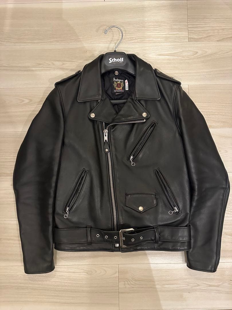 Schott ワンスター　ダブルライダースジャケット　613UST 美品 楽天市場】ショット Schott 613UST ONE STAR ダブルライダースレザー