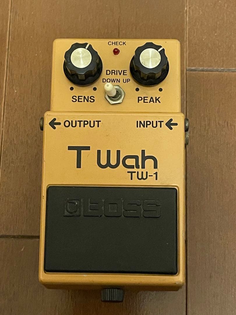 【最終価格】BOSS T Wah TW-1 ギターエフェクター BOSS TW-1 T Wah 1983 Vintage Guitar Pedal Made in Japan JRC4558DD