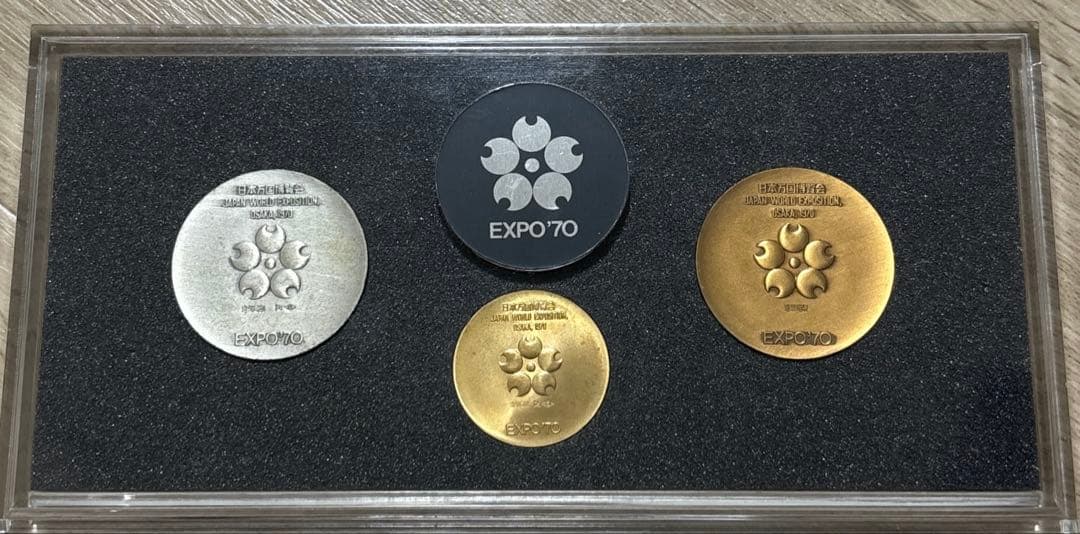 日本万国博覧会 大阪万博 EXPO'70記念メダル 金 銀 銅3点セット
