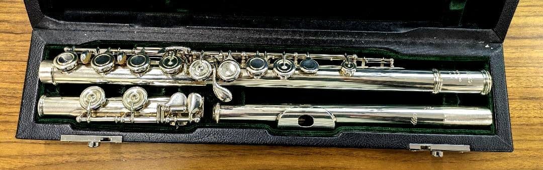 Altus フルート A1007 頭部管・管体、銀製 ケース キャリーバッグ