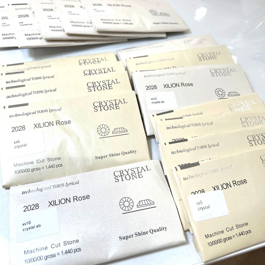 ◆③クリスタルストーン◆ クリスタル オーロラ 詰め合わせ　グロス　17袋