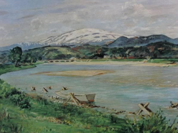 木下 義謙、月山、限定・豪華大判画版画、 新品高級額付