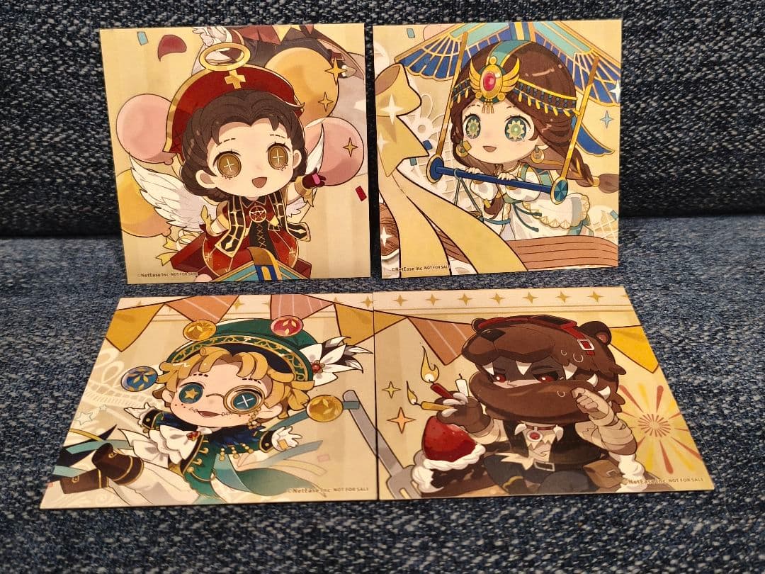 第5人格 スイパラコラボ コースター4種類 公式スイーツパラダイス