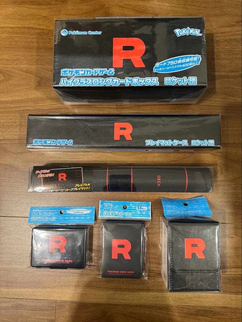 【新品】ポケモンカード　ロケット団公式サプライ6点コンプリートセット