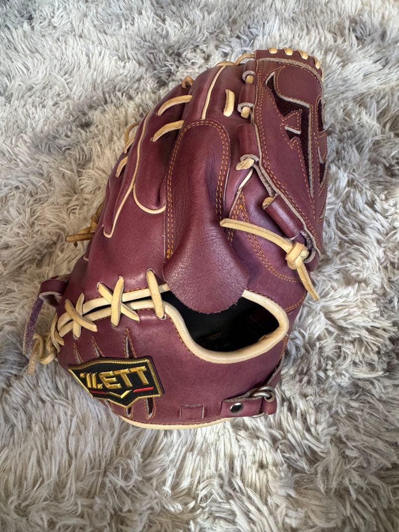 ZETT PRO STATUS 軟式グローブ ワインレッド　藤浪モデル プロステイタス 【店舗オリジナル】ゼット 硬式 オーダーグラブ 投手