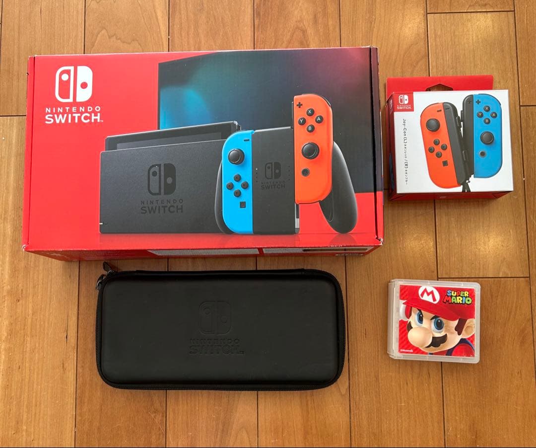 【箱あり】Nintendo Switch 本体 初期化済み 付属品完備 おまけ付
