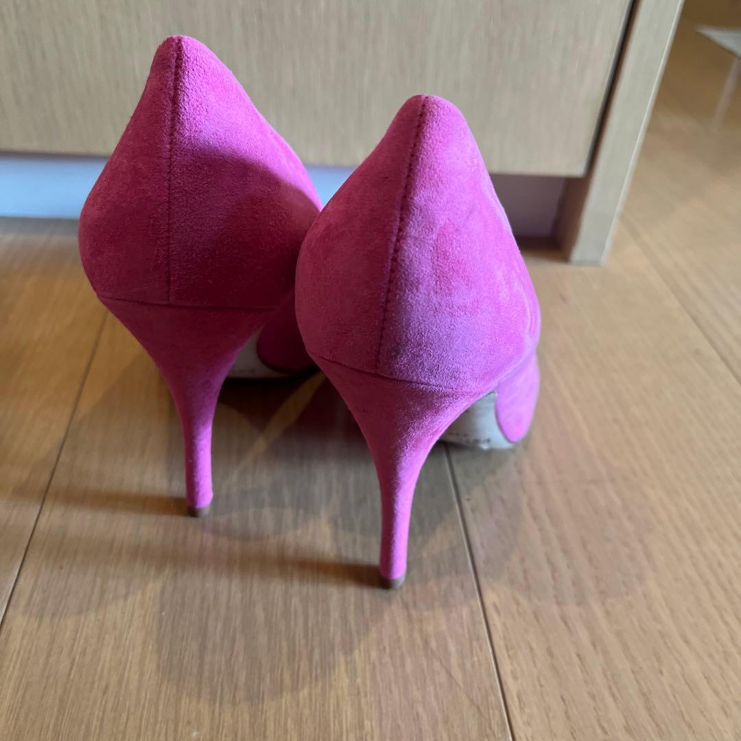 新品！ケイトスペード ビジュー付き ピンク ピンヒール 23.5cm
