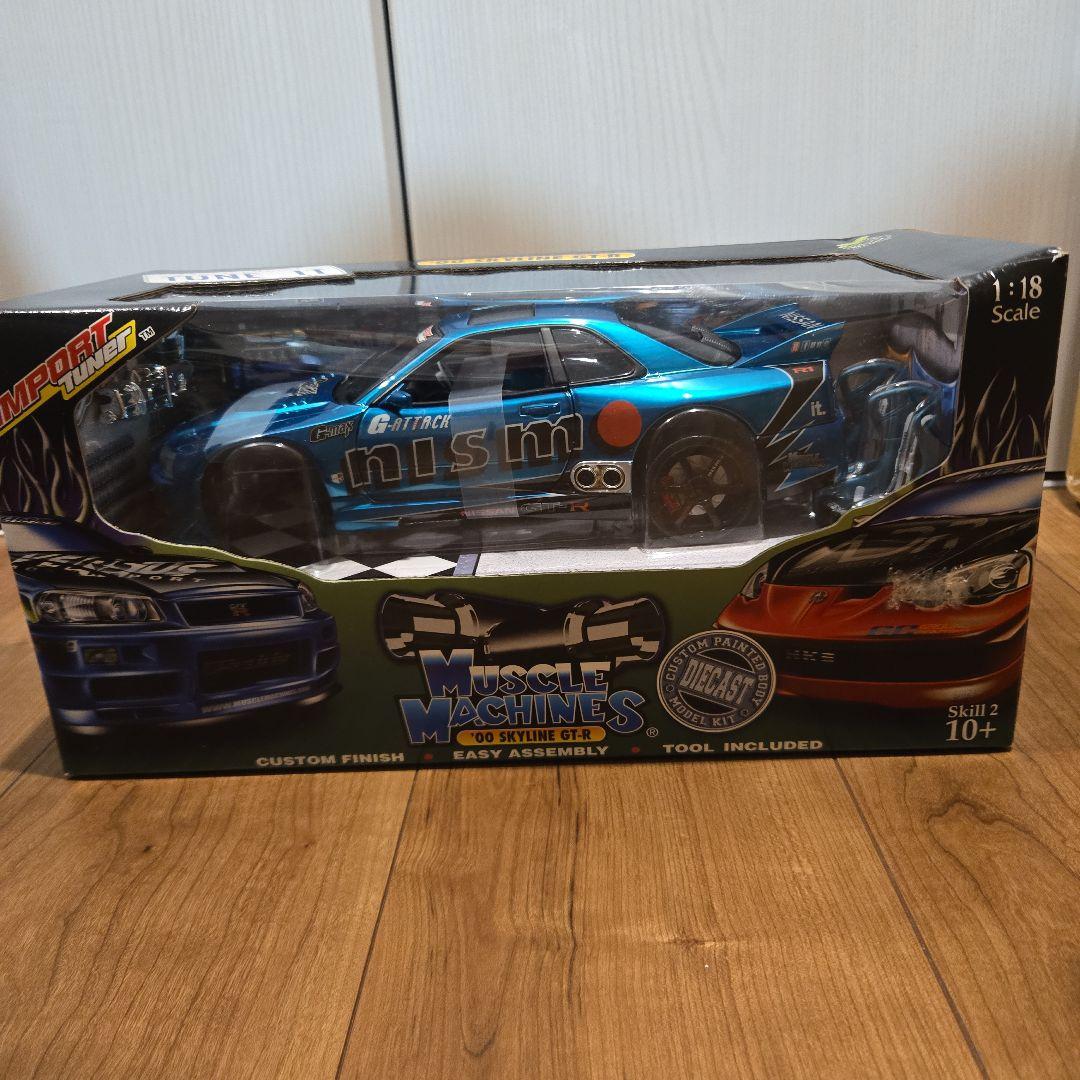 R34スカイライン　マッスルマシーンシリーズ　1/18