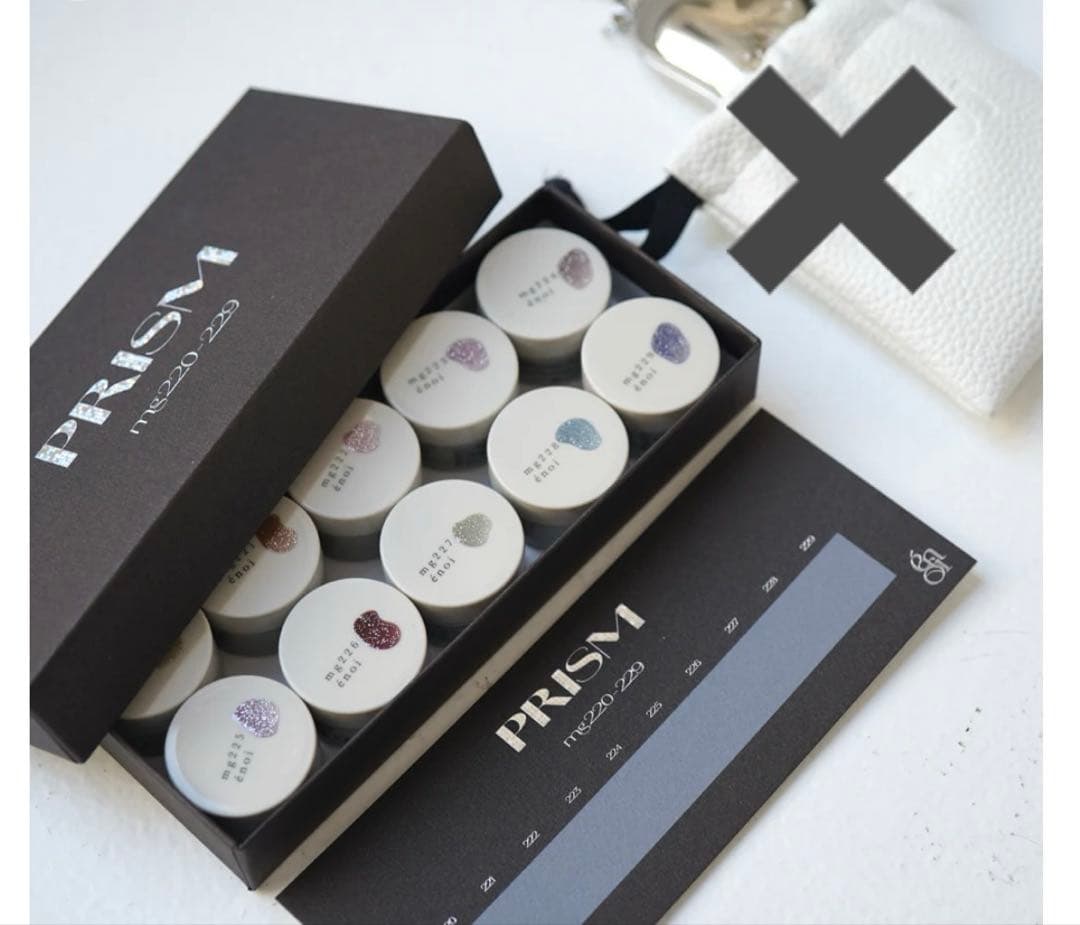 enoi prism ジェル　プリズム　10色セット台紙付き