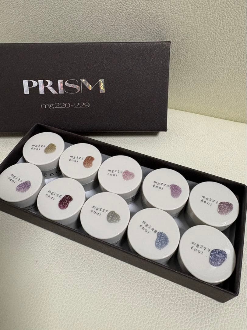 enoi prism ジェル プリズム 10色セット台紙付き - メルカリ