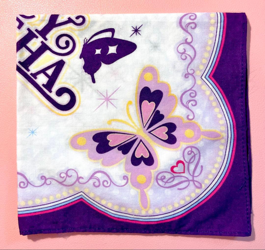 アイカツ！ 紫吹蘭 スパイシーアゲハ ハンドタオル ハンカチ 6枚セット