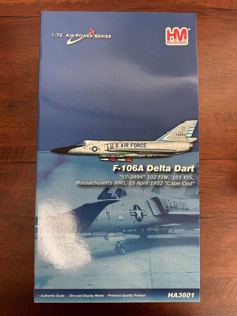 ★美品1/72 F-106A ダイキャストモデル★箱付き！