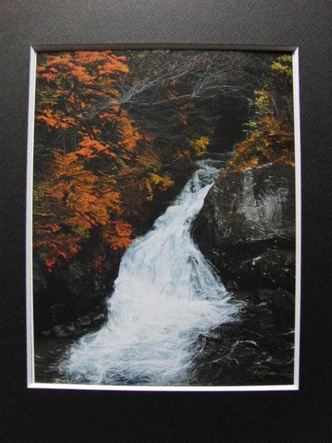 居島春生、朱の宴、希少な画集より、新品高級額・額装付