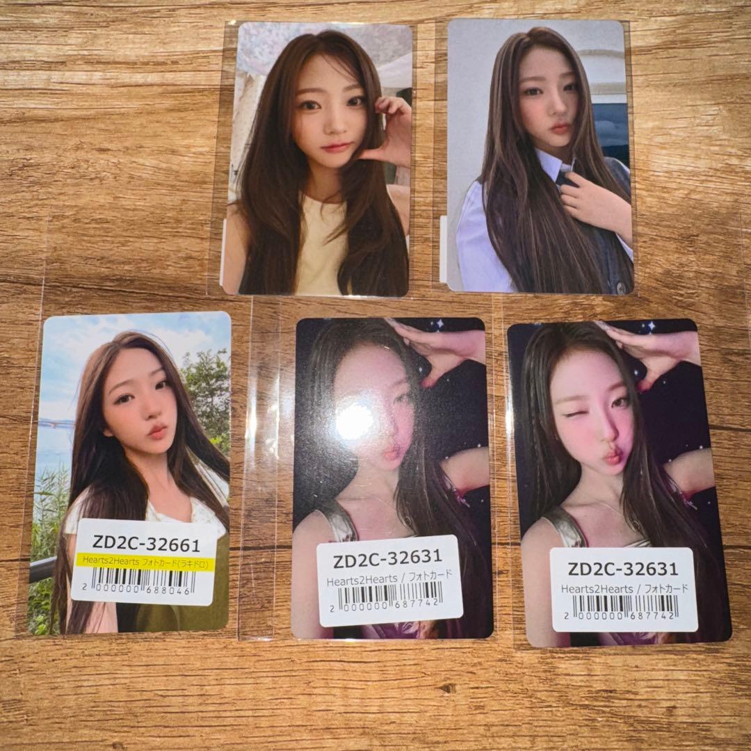 hearts2hearts ステラ ユニバ focus weverse トレカ