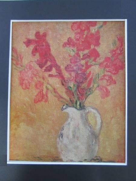 ルイ・ヴァルタ　壺の花　図録・レゾネより　状態良好　新品額付、絵画