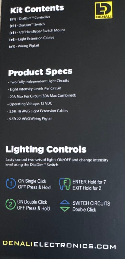 オンライン ショップ車・バイク・自転車 - DENALI デナリ フォグランプ