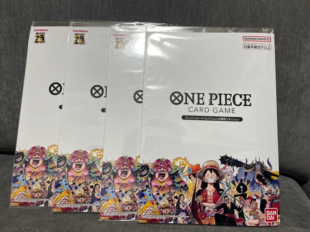 ONE PIECE プレミアムカードコレクション　未開封4セット