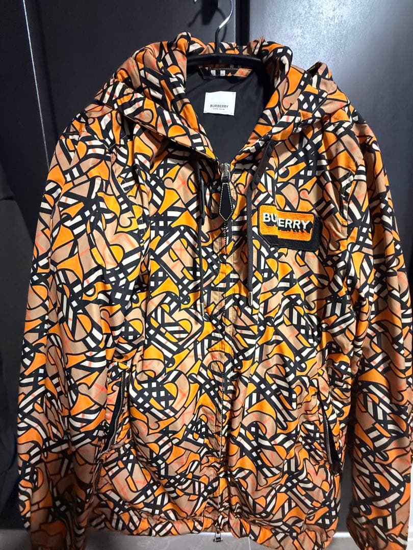 BURBERRY グラフィックプリント ナイロンジャケット XS