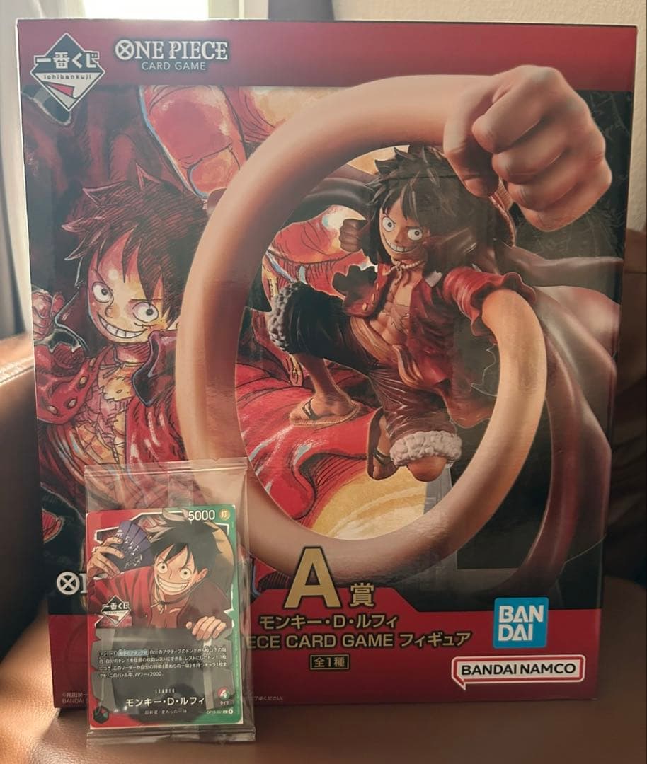 ONE PIECE CARD GAME 一番くじ フィギュア＋プロモカード 未使用】ONEPIECE 一番くじA賞、購入特典プロモカード セット販売
