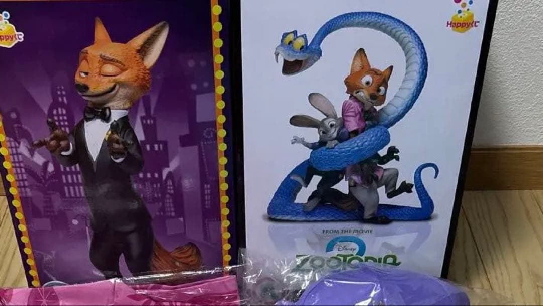 ズートピア2 ハッピーくじ　A賞 ラストワン賞　フィギュア　計６点　セット