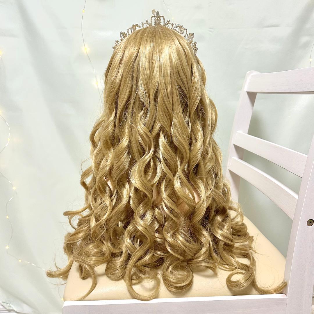 確認用、オーロラ姫、オーロラ姫ウィッグ、dハロ - メルカリ