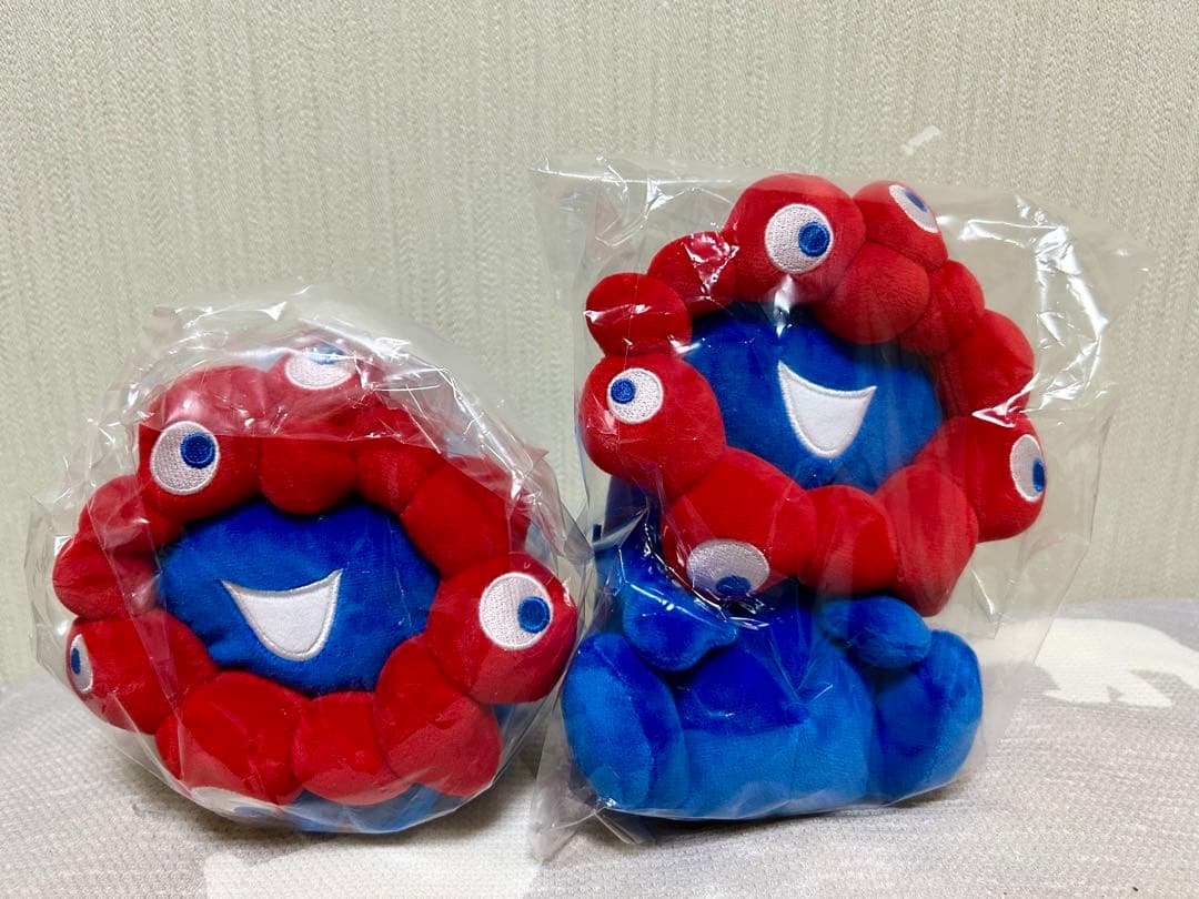 大阪関西万博 ミャクミャク ぬいぐるみ 這型Sとお手玉ぬいぐるみS 2個セット