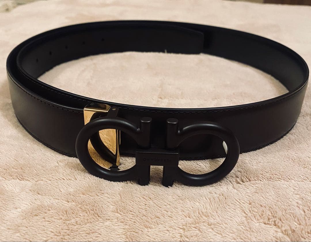 Salvatore Ferragamo ブラウン　レザーベルト フェラガモ