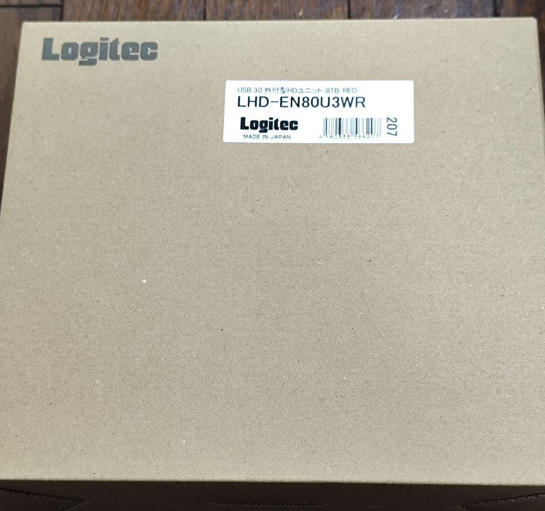 忍*ウ様 □新品・未開封_Logitec LHD-EN80U3WR 外付けSSD