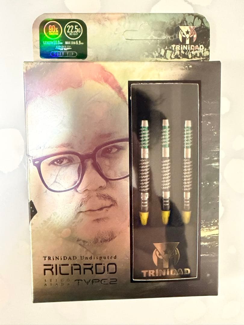 【トリニダード】リカルド タイプ2 浅田斉吾モデル 2BA バレル【トリニダード】リカルド ロペス 浅田斉吾モデル 2BA｜ダーツ